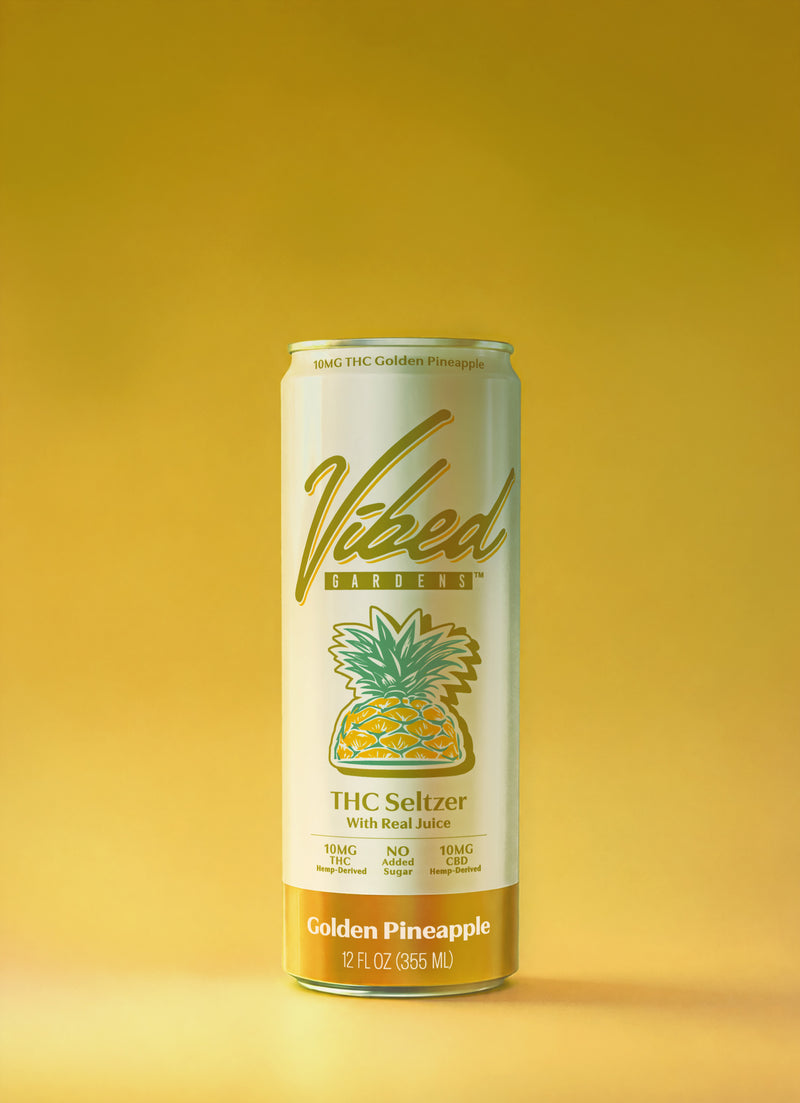 GOLDENPINEAPPLE THC Seltzer can